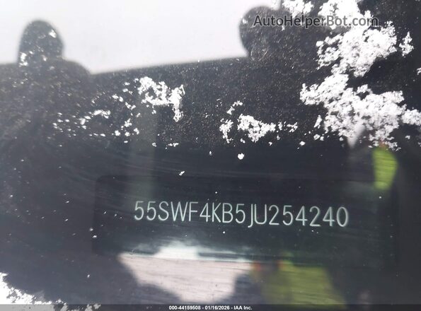 55SWF4KB5JU254240 2018 MERCEDES-BENZ C-CLASS Черный Вид подкапотного пространства