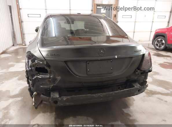 55SWF4KB5JU254240 2018 MERCEDES-BENZ C-CLASS Черный Вид спереди