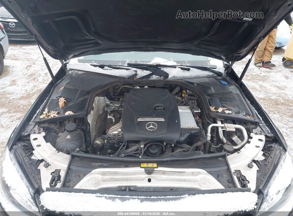 55SWF4KB5JU254240 2018 MERCEDES-BENZ C-CLASS Черный Вид сзади