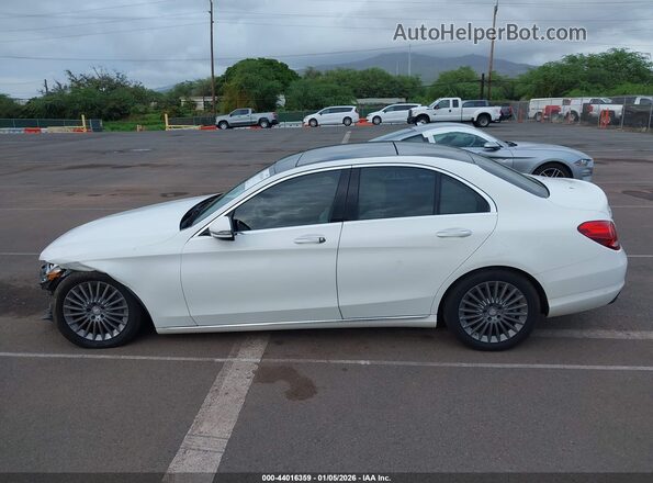 55SWF4KB7GU135484 2016 MERCEDES-BENZ C-CLASS White 