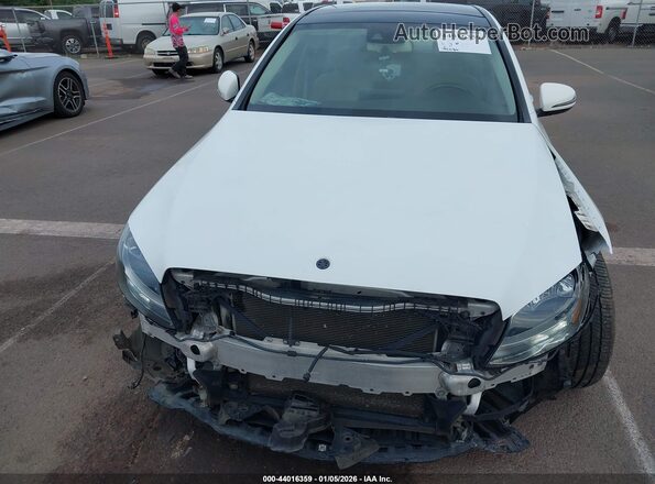 55SWF4KB7GU135484 2016 MERCEDES-BENZ C-CLASS White Սալոնի հետևի տեսք