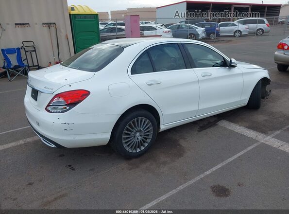 55SWF4KB7GU135484 2016 MERCEDES-BENZ C-CLASS White Հետևի աջ