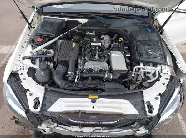 55SWF4KB7GU135484 2016 MERCEDES-BENZ C-CLASS White Հետևի տեսք