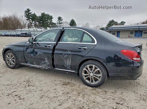 55SWF4KBXGU142042 2016 MERCEDES-BENZ C Black Задня ліва чверть