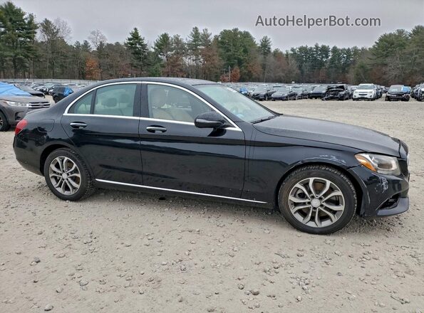 55SWF4KBXGU142042 2016 MERCEDES-BENZ C Black Передня права чверть
