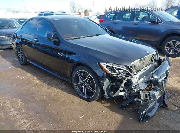 55SWF6EB0JU252998 2018 MERCEDES-BENZ AMG C 43 Black Передня права чверть