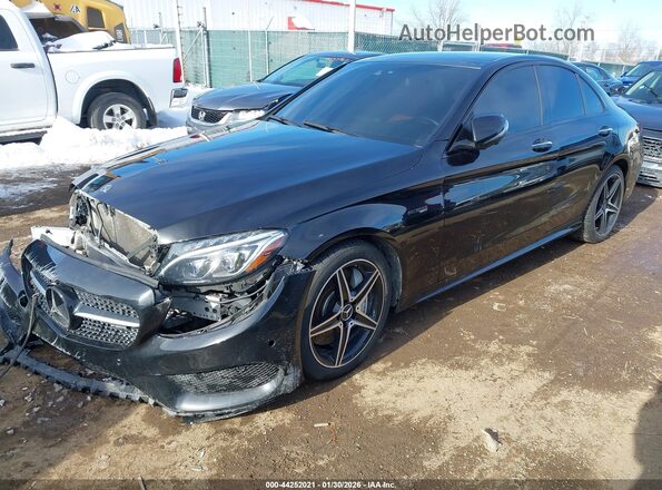 55SWF6EB0JU252998 2018 MERCEDES-BENZ AMG C 43 Black Передня ліва чверть