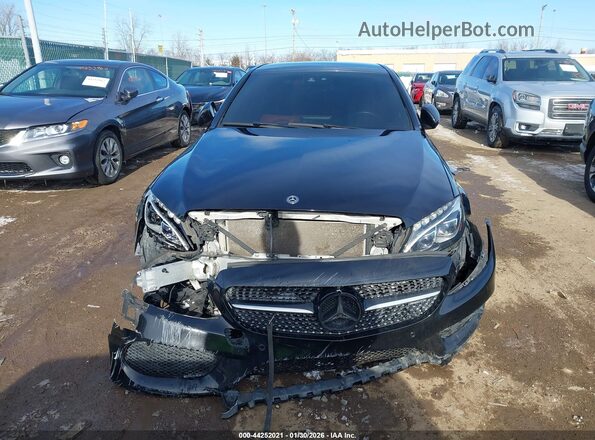 55SWF6EB0JU252998 2018 MERCEDES-BENZ AMG C 43 Black Вид задньої частини салону