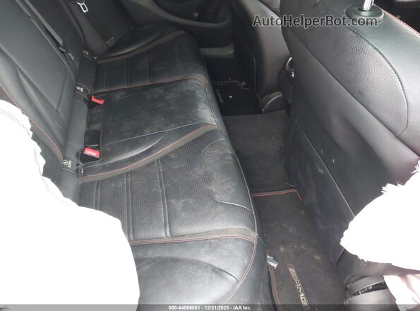 55SWF6EB0JU257182 2018 MERCEDES-BENZ AMG C 43 White VIN კოდის სტიკერის ხედი