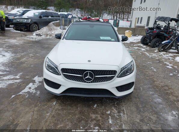 55SWF6EB0JU257182 2018 MERCEDES-BENZ AMG C 43 White ხელსაწყოთა პანელის ხედი