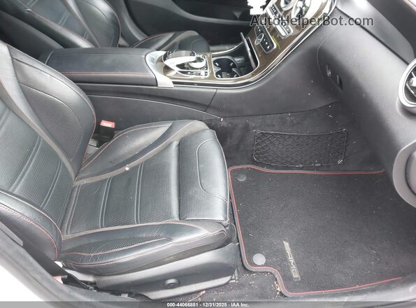 55SWF6EB0JU257182 2018 MERCEDES-BENZ AMG C 43 White წინა სალონის ხედი