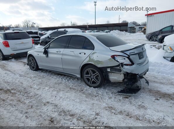 55SWF6EB2LU330037 2020 MERCEDES-BENZ AMG C 43 Silver Rear left