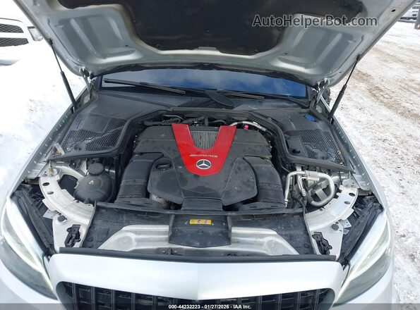 55SWF6EB2LU330037 2020 MERCEDES-BENZ AMG C 43 Silver Rear view