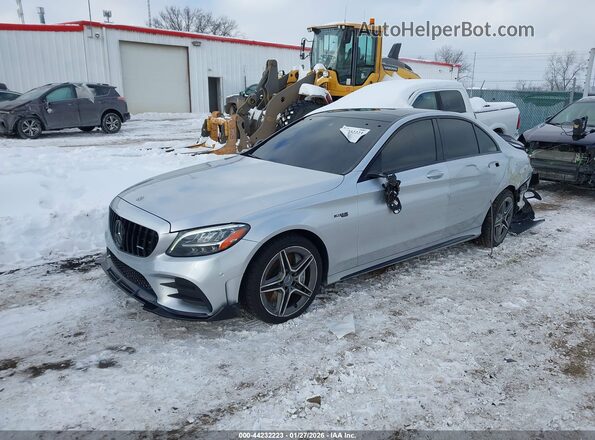 55SWF6EB2LU330037 2020 MERCEDES-BENZ AMG C 43 Silver Front left