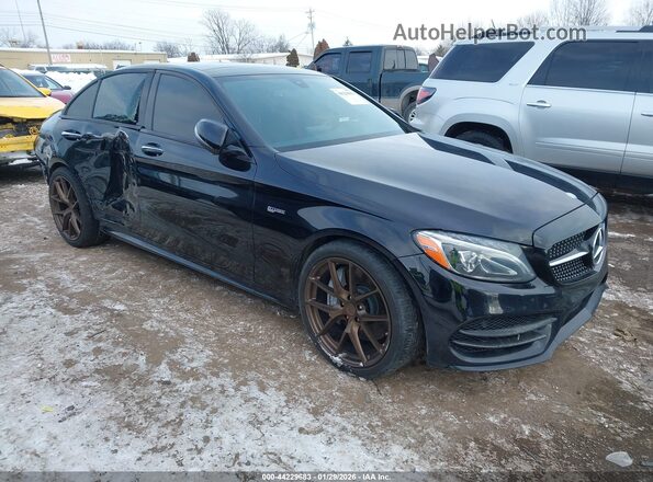55SWF6EB5HU182117 2017 MERCEDES-BENZ AMG C 43 Black წინა მარჯვენა
