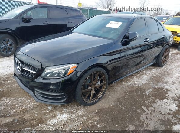 55SWF6EB5HU182117 2017 MERCEDES-BENZ AMG C 43 Black წინა მარცხენა ხედი სამი მეოთხედიდან