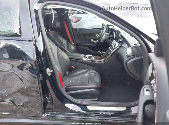 55SWF6EB5HU182117 2017 MERCEDES-BENZ AMG C 43 Black წინა სალონის ხედი