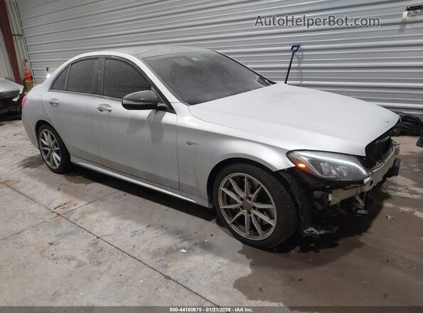 55SWF6EB5HU228948 2017 MERCEDES-BENZ AMG C 43 Gray Delantero derecho