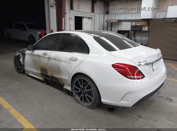 55SWF6EB5JU238269 2018 MERCEDES-BENZ AMG C 43 White Tył lewy