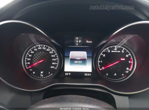 55SWF6EB5JU244735 2018 MERCEDES-BENZ AMG C 43 Blue უკანა სავარძლების ხედი