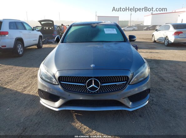 55SWF6EB6HU223404 2017 MERCEDES-BENZ AMG C 43 Gray ხელსაწყოთა პანელის ხედი