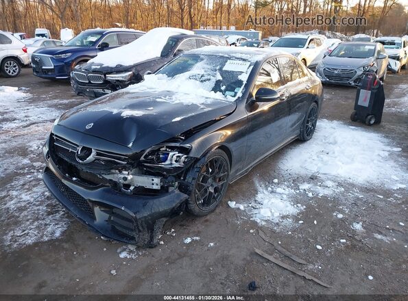 55SWF6EB7KU314463 2019 MERCEDES-BENZ AMG C 43 Black Przód lewy