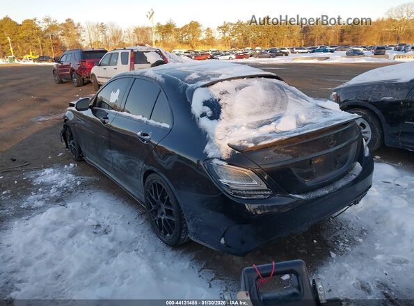 55SWF6EB7KU314463 2019 MERCEDES-BENZ AMG C 43 Black Tył lewy