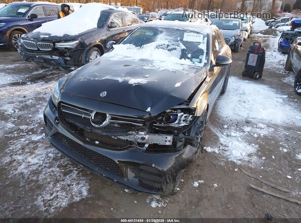 55SWF6EB7KU314463 2019 MERCEDES-BENZ AMG C 43 Black Widok z przodu