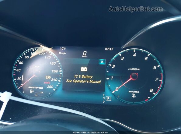 55SWF6EB7KU314463 2019 MERCEDES-BENZ AMG C 43 Black Widok tylnych siedzeń