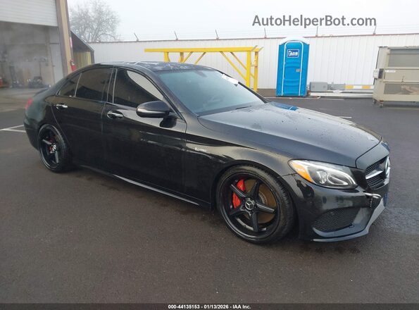 55SWF6EB8JU267958 2018 MERCEDES-BENZ AMG C 43 Black Передня права чверть