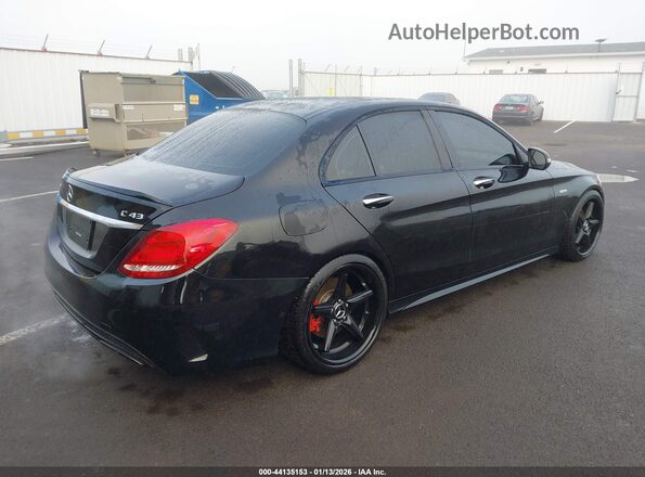 55SWF6EB8JU267958 2018 MERCEDES-BENZ AMG C 43 Black Задня права чверть