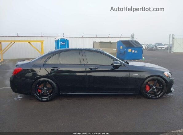 55SWF6EB8JU267958 2018 MERCEDES-BENZ AMG C 43 Black Вид задньої частини салону