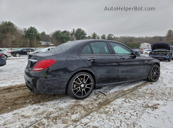 55SWF6EBXGU152447 2016 MERCEDES-BENZ C Black Задня права чверть
