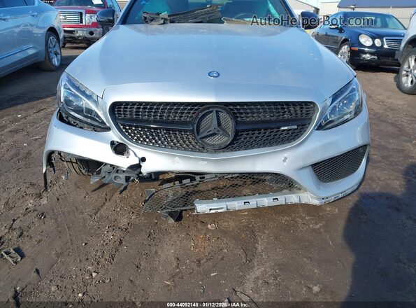 55SWF6EBXHU184137 2017 MERCEDES-BENZ AMG C 43 Silver Vista frontal