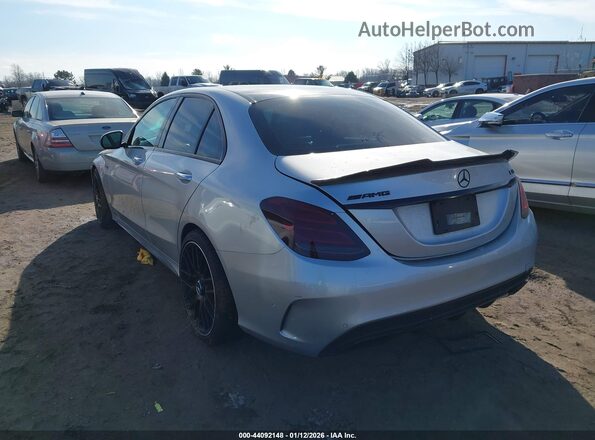 55SWF6EBXHU184137 2017 MERCEDES-BENZ AMG C 43 Silver Trasero izquierdo