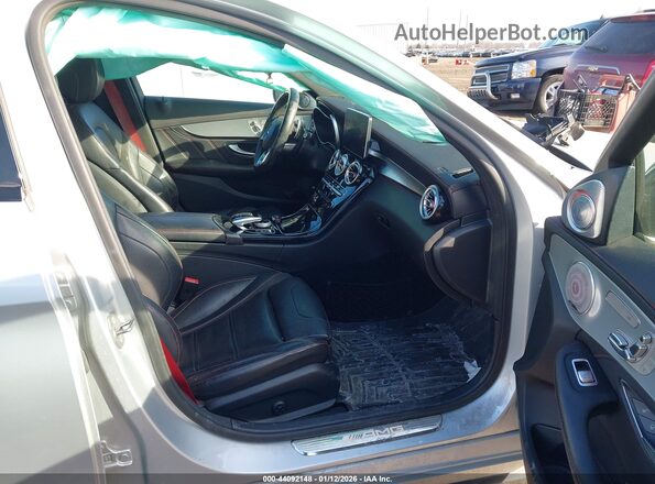 55SWF6EBXHU184137 2017 MERCEDES-BENZ AMG C 43 Silver Vista interior delantera