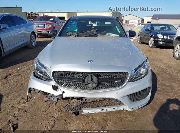 55SWF6EBXHU184137 2017 MERCEDES-BENZ AMG C 43 Silver Vista del cuadro de instrumentos