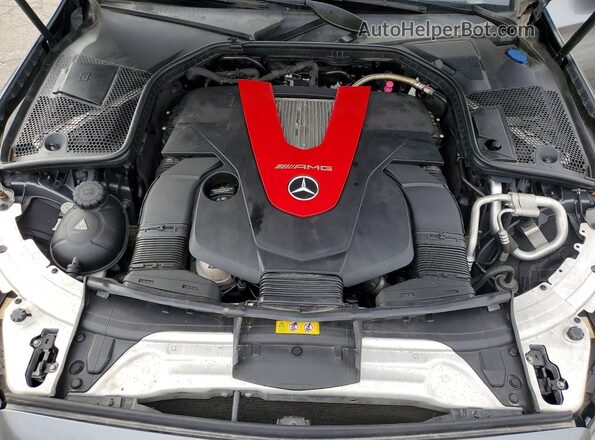 55SWF6EBXHU208372 2017 MERCEDES-BENZ C Gray Rear interior view