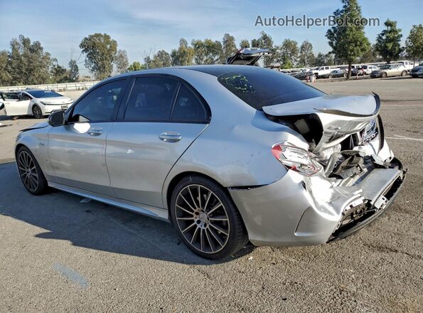 55SWF6EBXJU250871 2018 MERCEDES-BENZ C Silver Trasero izquierdo