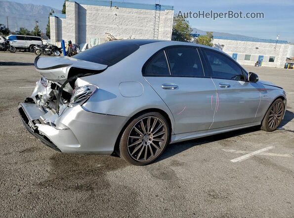55SWF6EBXJU250871 2018 MERCEDES-BENZ C Silver Trasero derecho