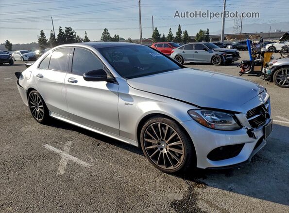 55SWF6EBXJU250871 2018 MERCEDES-BENZ C Silver Delantero derecho