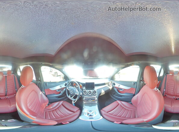 55SWF6EBXJU250871 2018 MERCEDES-BENZ C Silver Vista de la etiqueta del VIN