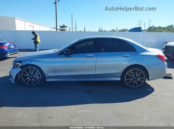 55SWF6EBXJU256606 2018 MERCEDES-BENZ AMG C 43 Light Blue Widok wnętrza 360 stopni