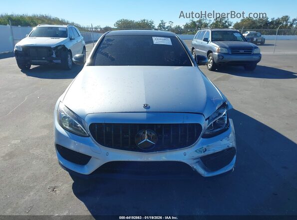55SWF6EBXJU256606 2018 MERCEDES-BENZ AMG C 43 Light Blue Widok zestawu wskaźników