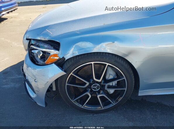 55SWF6EBXJU256606 2018 MERCEDES-BENZ AMG C 43 Light Blue 