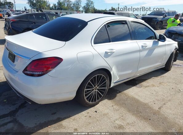 55SWF8DB2KU288660 2019 MERCEDES-BENZ C-CLASS White Tył prawy