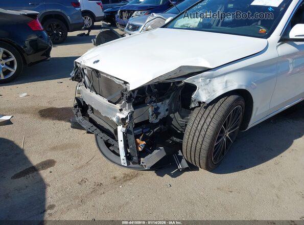 55SWF8DB2KU288660 2019 MERCEDES-BENZ C-CLASS White Widok z przodu