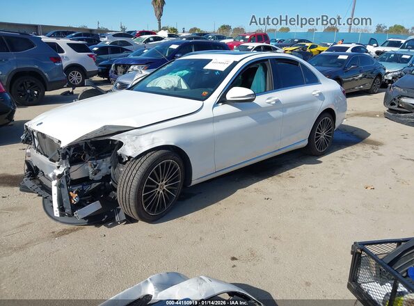 55SWF8DB2KU288660 2019 MERCEDES-BENZ C-CLASS White Przód lewy