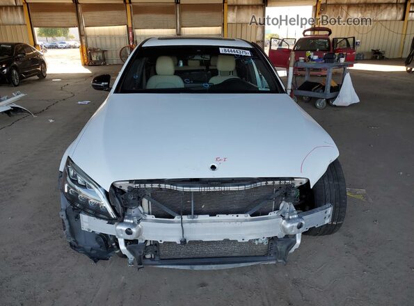 55SWF8DB3KU313176 2019 MERCEDES-BENZ C Белый Вид спереди