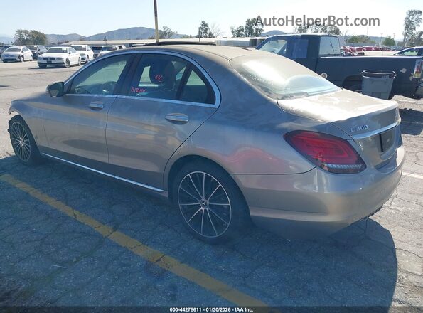 55SWF8DB6KU314516 2019 MERCEDES-BENZ C-CLASS Brown Tył lewy